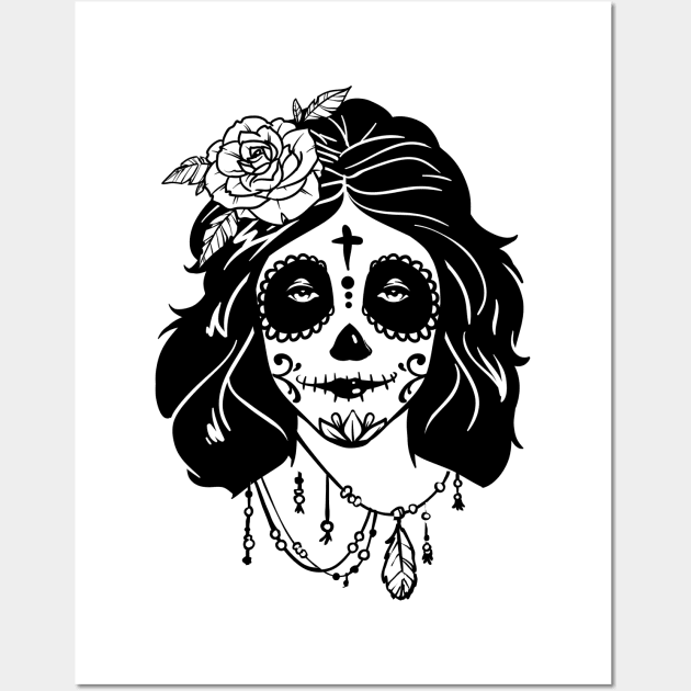 Day of the Dead Wall Art by MZeeDesigns